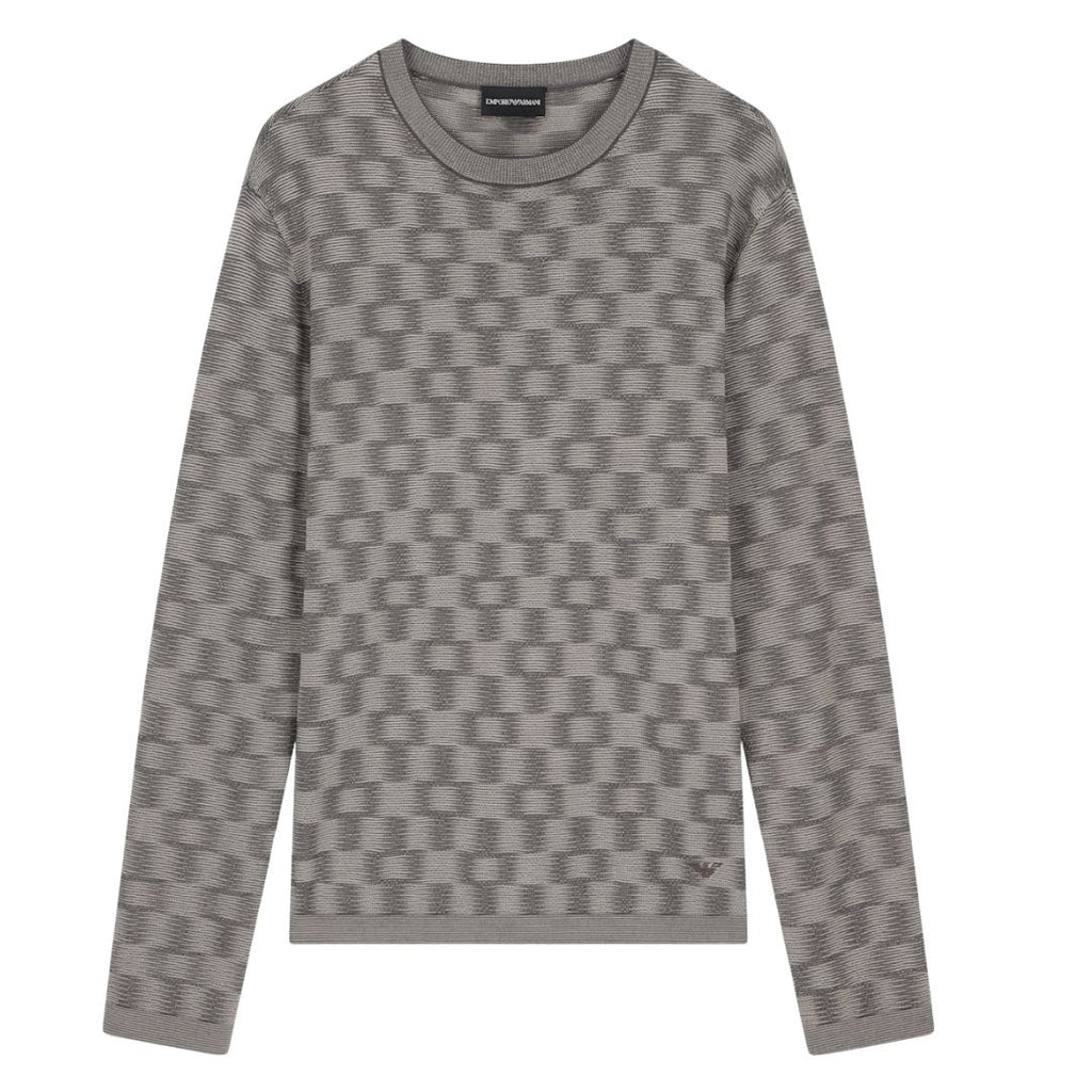 Signature Capsule Pattern Knit Mens Jumper EM006276 AF29848