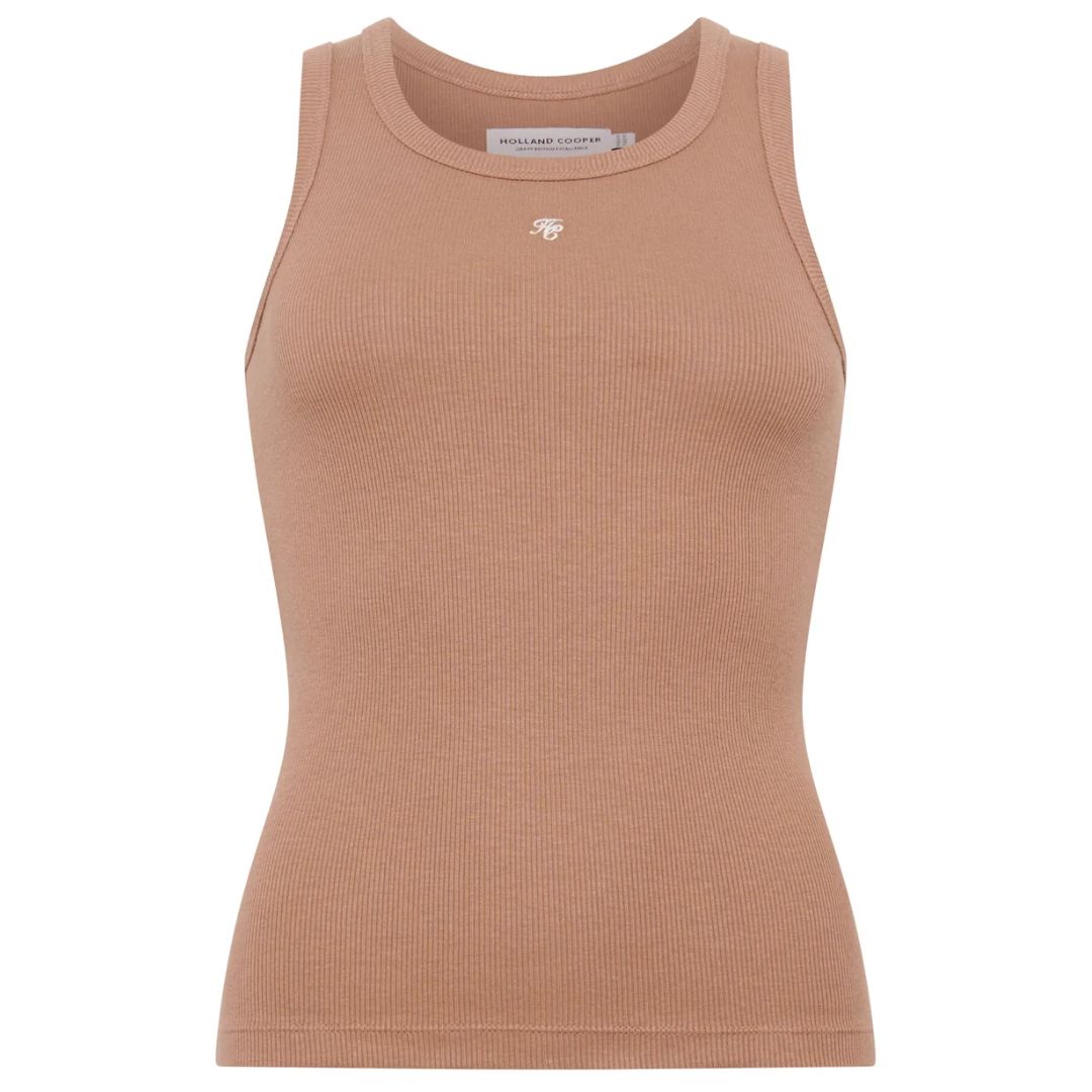 Rebecca Womens Rib Tank Top