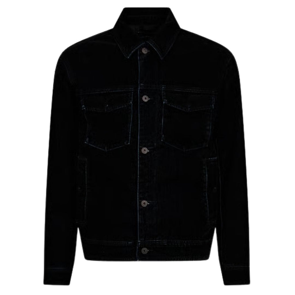 Signature Capsule Mens Flocked Denim Jacket EM001175 AF27564