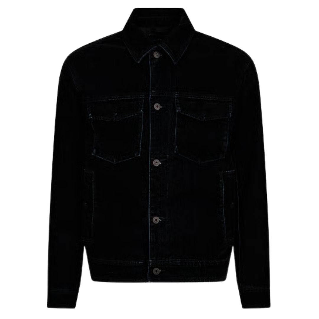 Signature Capsule Mens Flocked Denim Jacket EM001175 AF27564