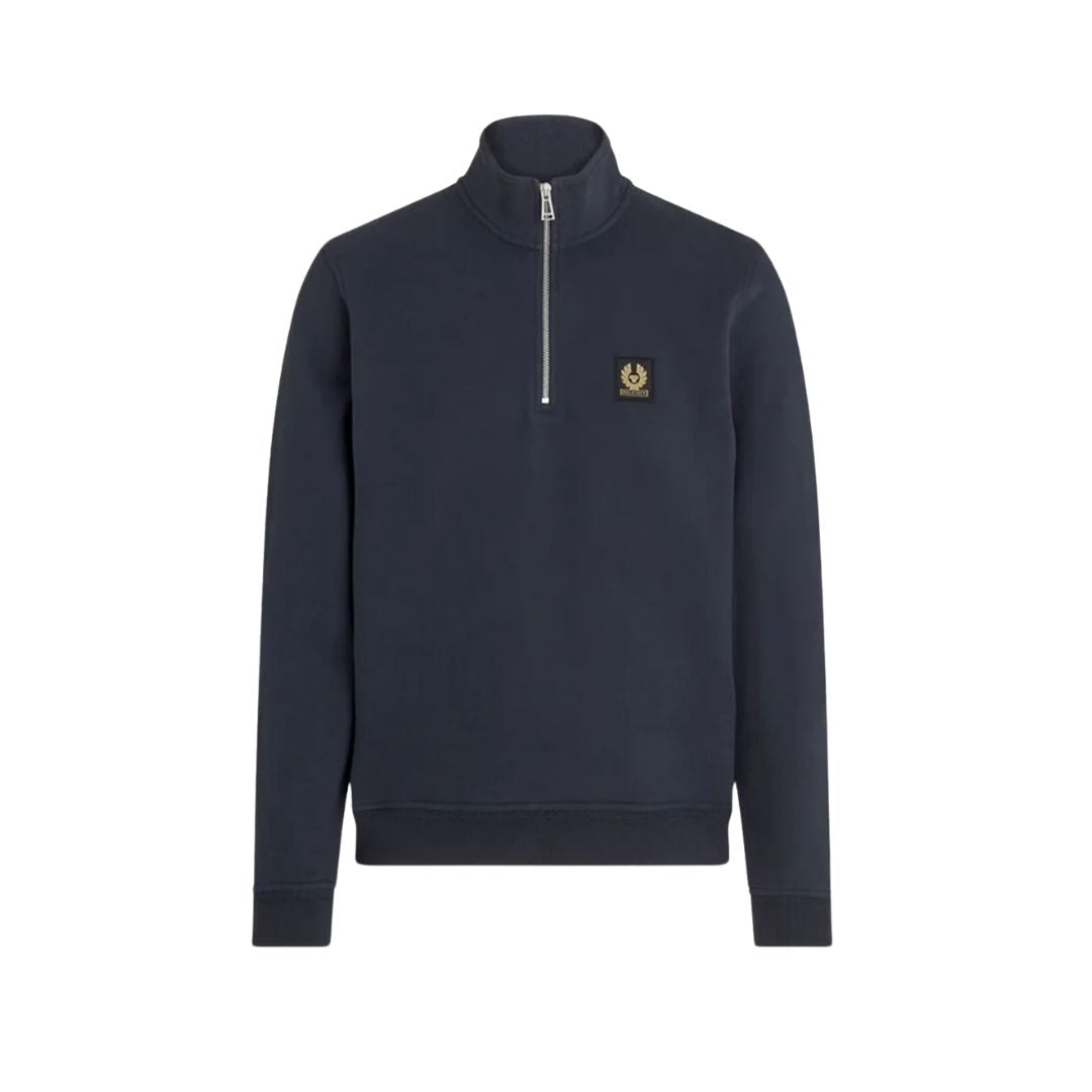 Mens Quarter Zip Cotton Fleece Sweatshirt 103001