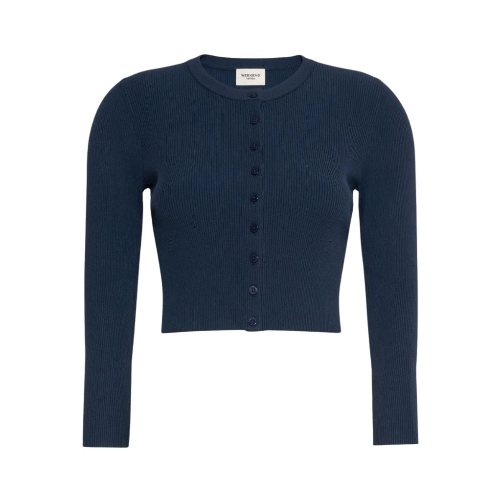 Tennis Fine Rib Knit Viscose Womens Cardigan 2625346011600
