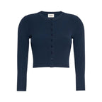 Tennis Fine Rib Knit Viscose Womens Cardigan 2625346011600