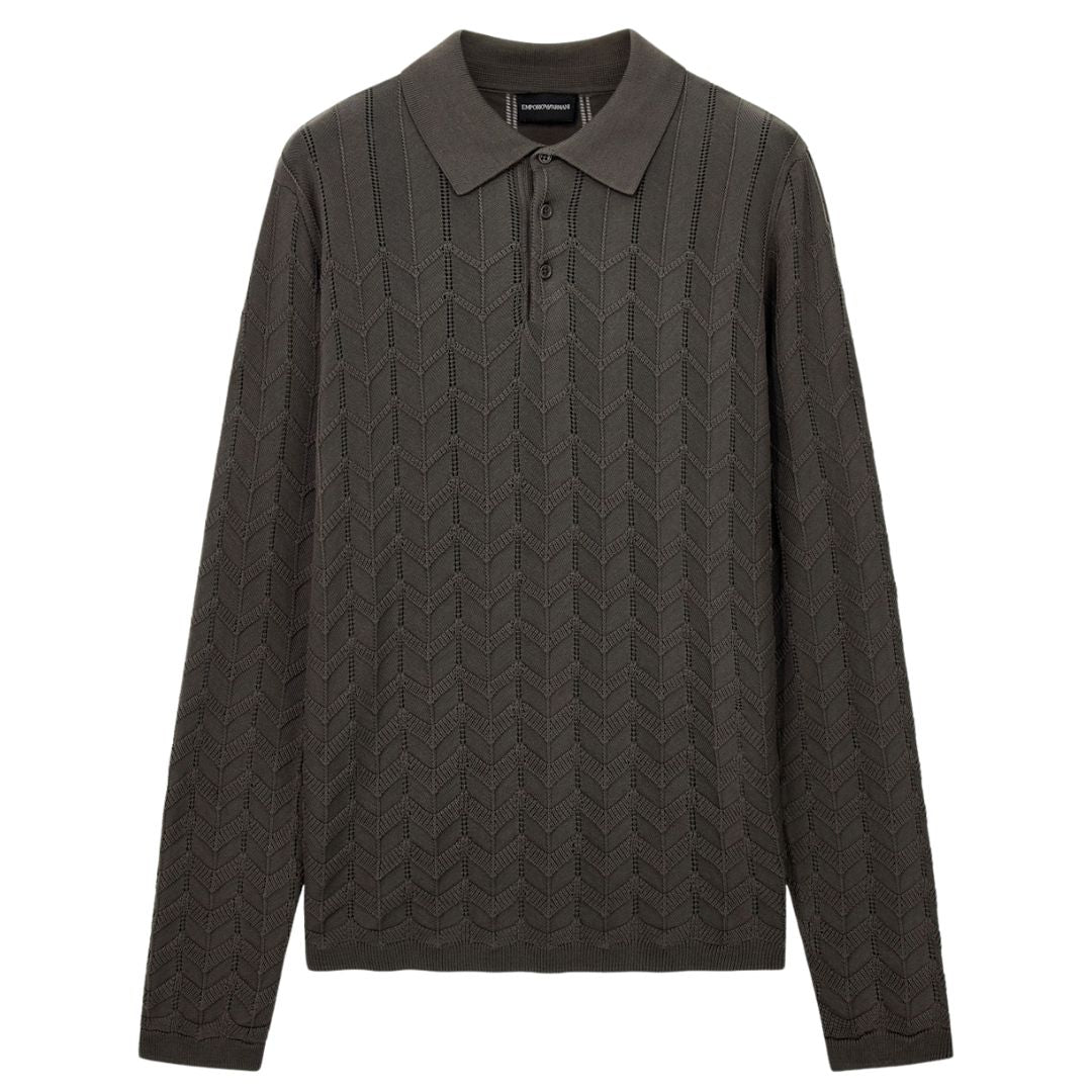 Signature Capsule Textured Knit Mens Jumper EM006262 AF29854