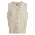 Tatyana Cable Knit Womens Vest VAR03187