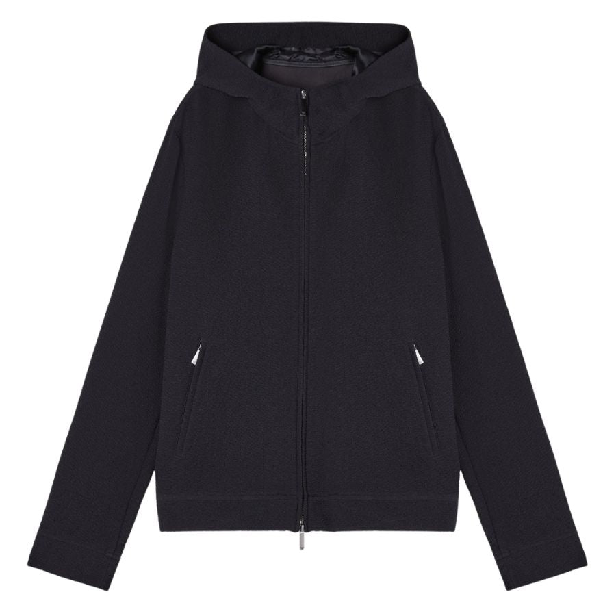 Embossed Pattern Mens Hooded Jacket EM000028 AF24811
