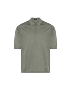 Short Sleeve 1/4 Zip Polo Shirt  EM000680 AF13907