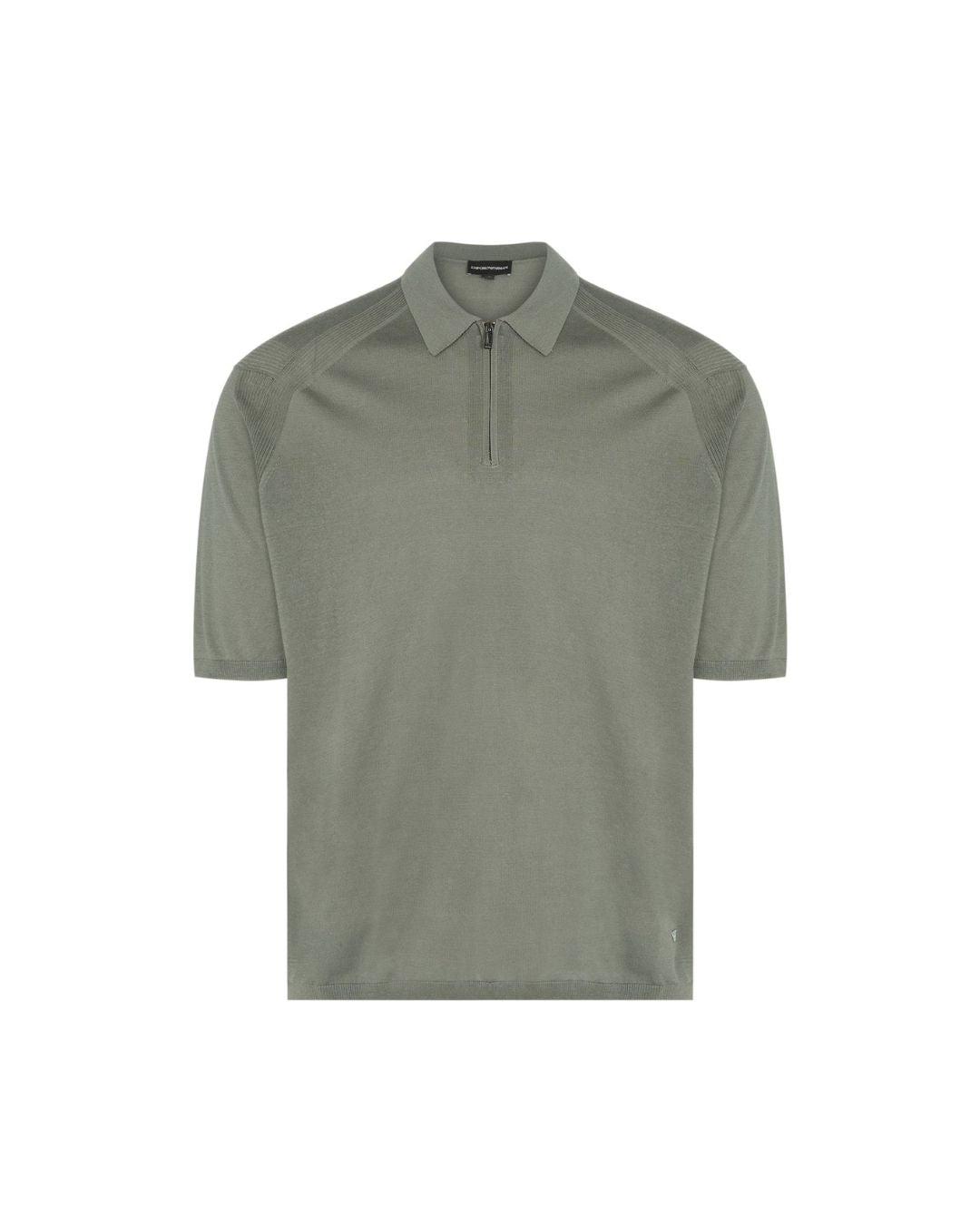Short Sleeve 1/4 Zip Polo Shirt  EM000680 AF13907