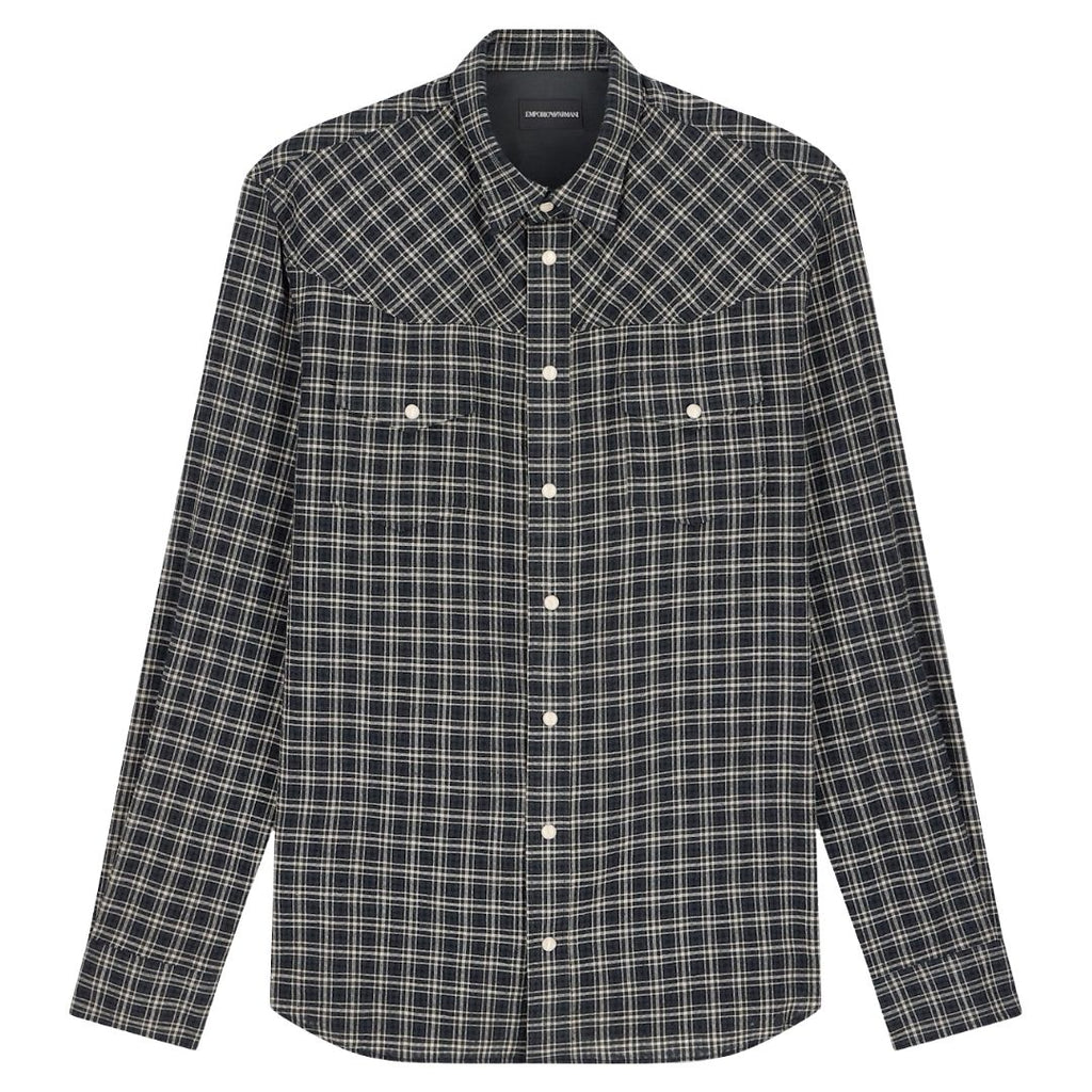 Long Sleeve Check Mens Shirt EM007369 TE23284