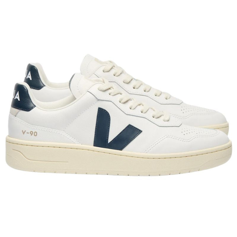 V-90 Leather White Nautico Trainers