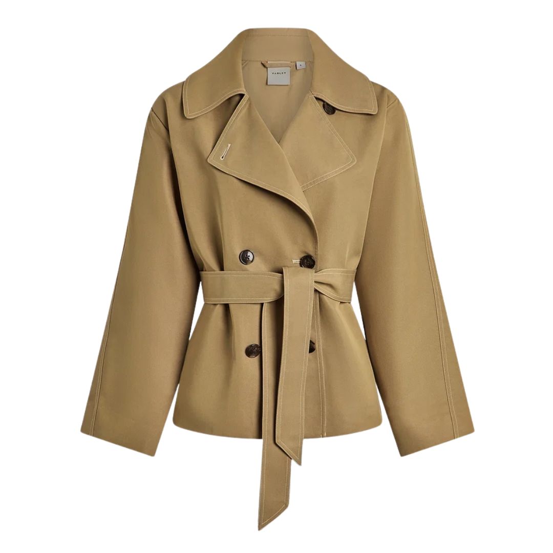 Maddox Womens Short Trench Coat VAR03329