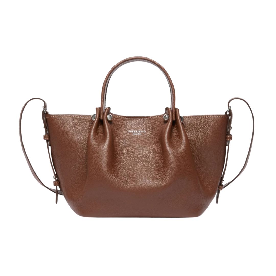 Dritto Small Textured Leather Womens Tote Bag 2625516135600