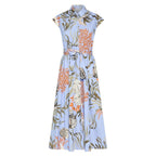 Padana Floral Stretch Cotton Womens Shirt Dress 2613221202200