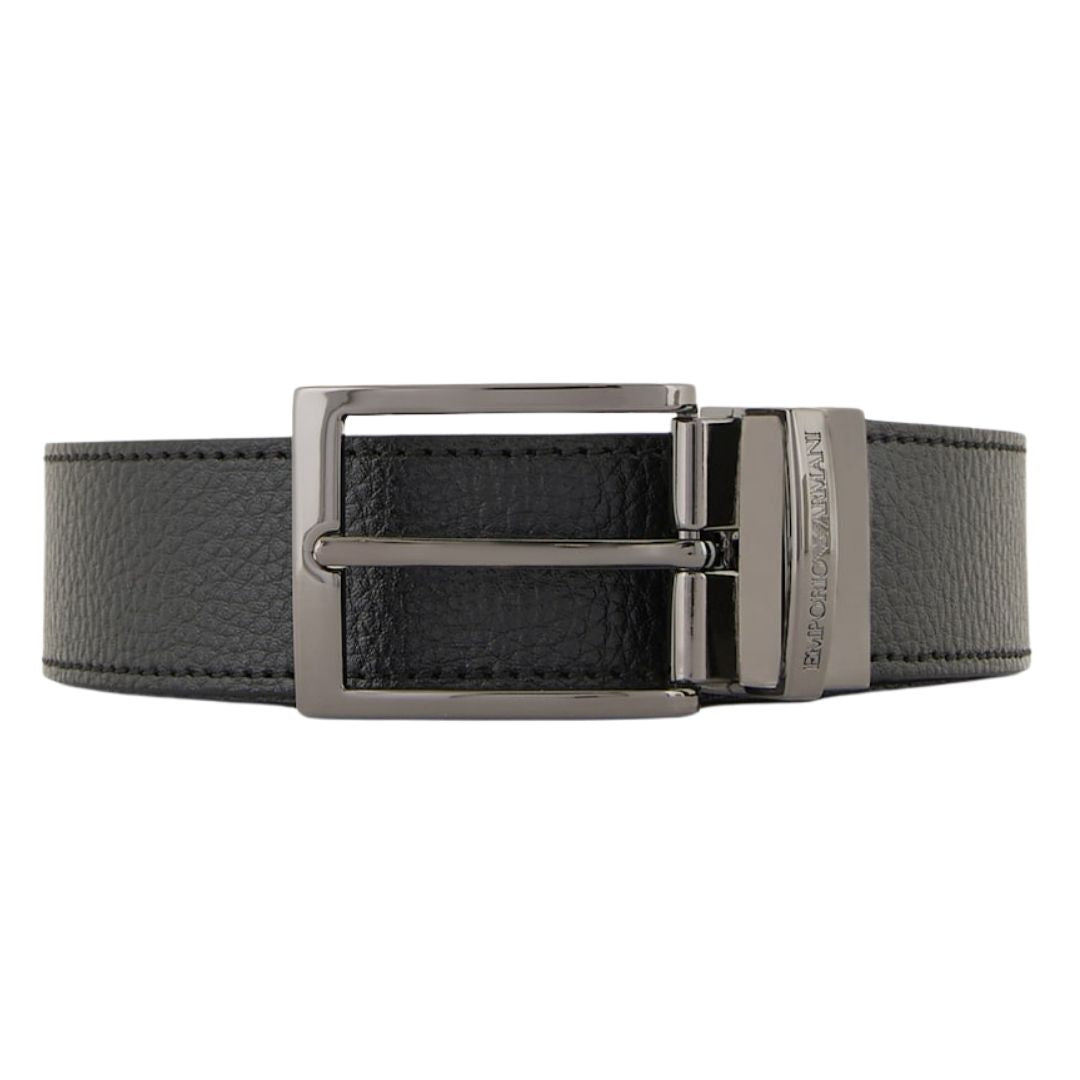 Leather Printed Mens Reversible Belt Y4S195 YLO8J