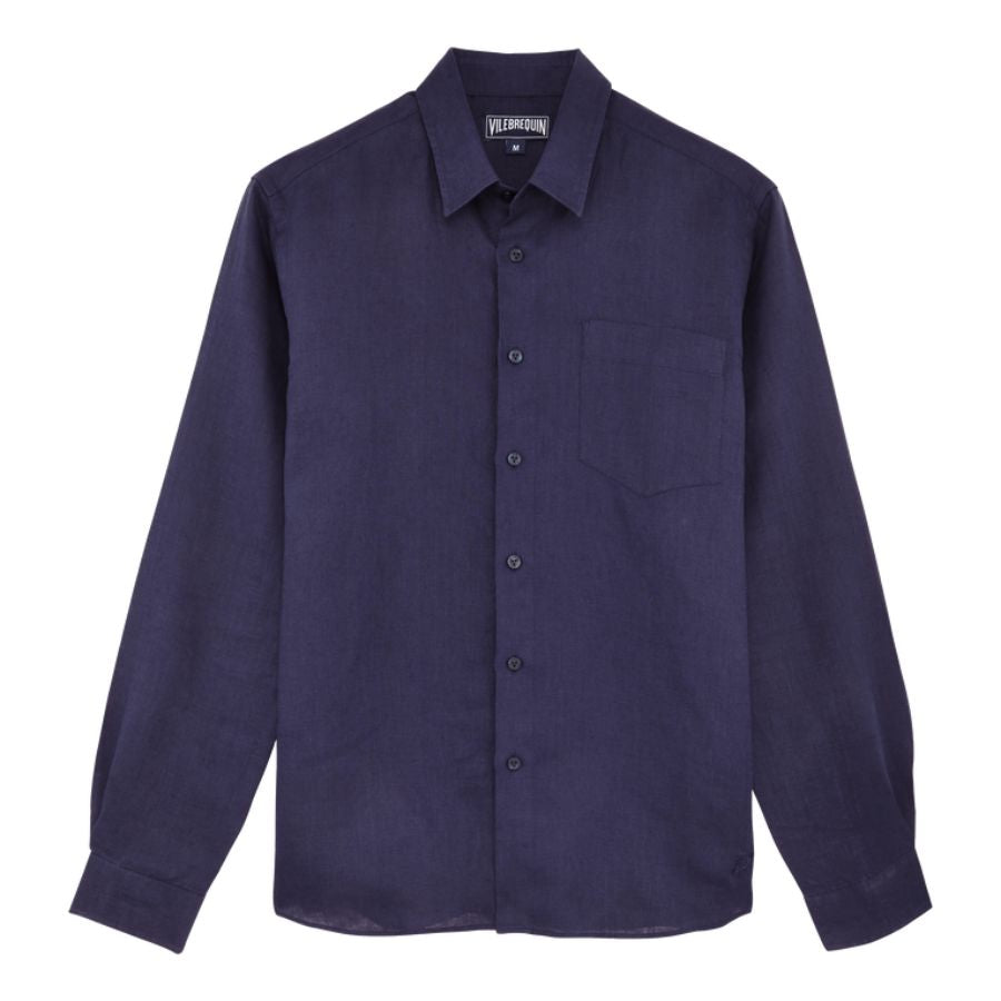 Caroubis Linen Long Sleeve Shirt CRSH9U10