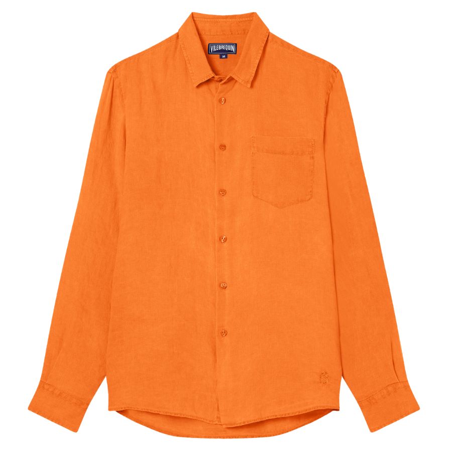 Caroubis Mens Linen Shirt CRSE3U01