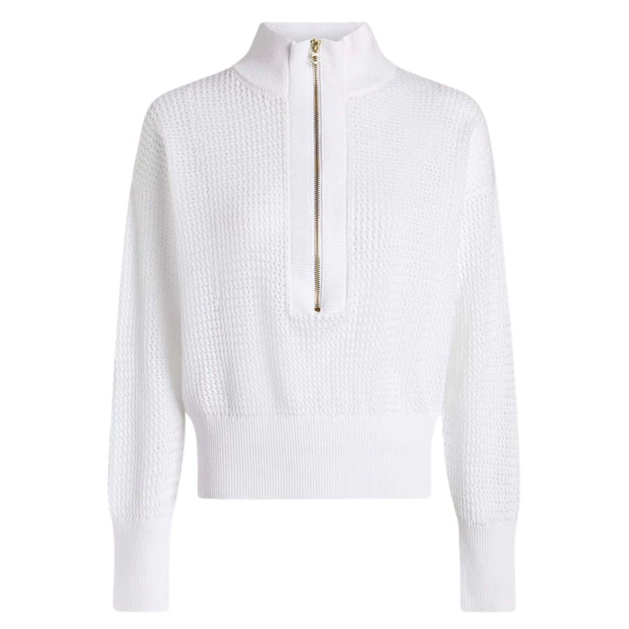 Aurora Half Zip Knit Womens Top VAR01813