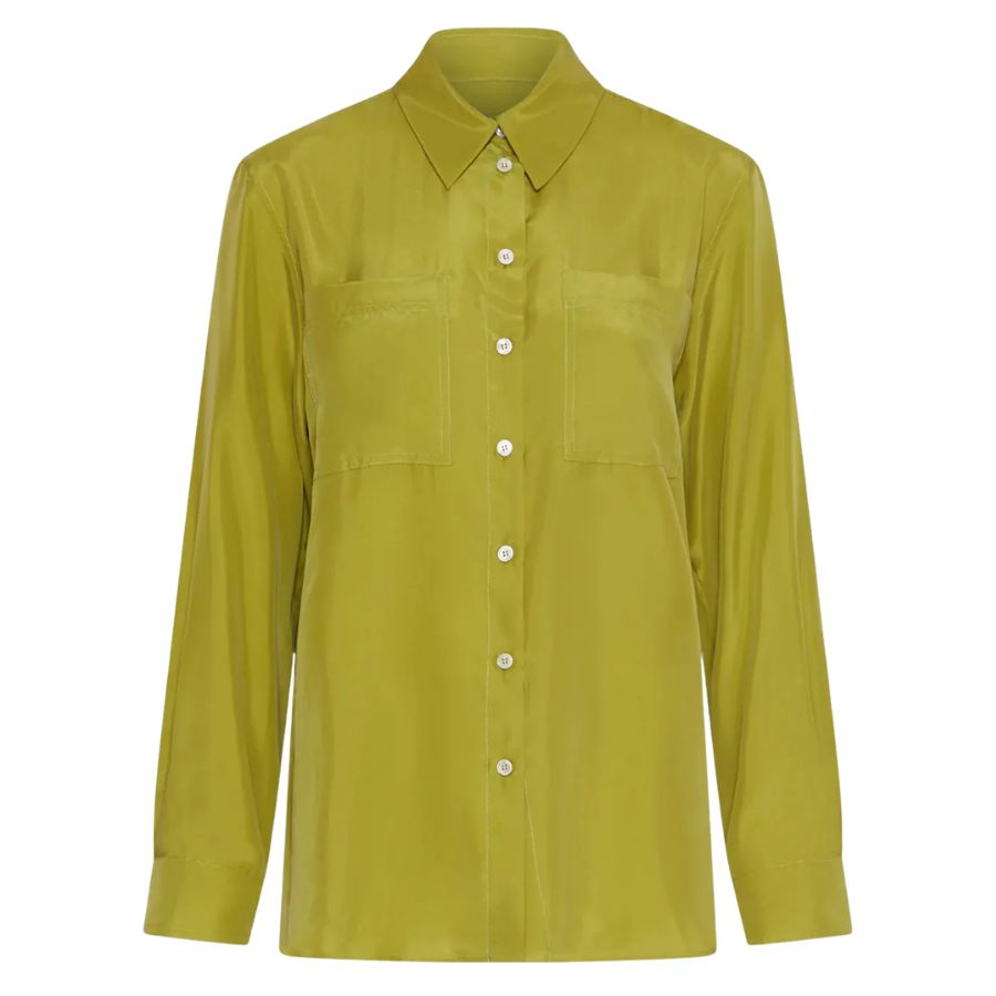 Marte Long Sleeve Silk Shirt 2613111094200