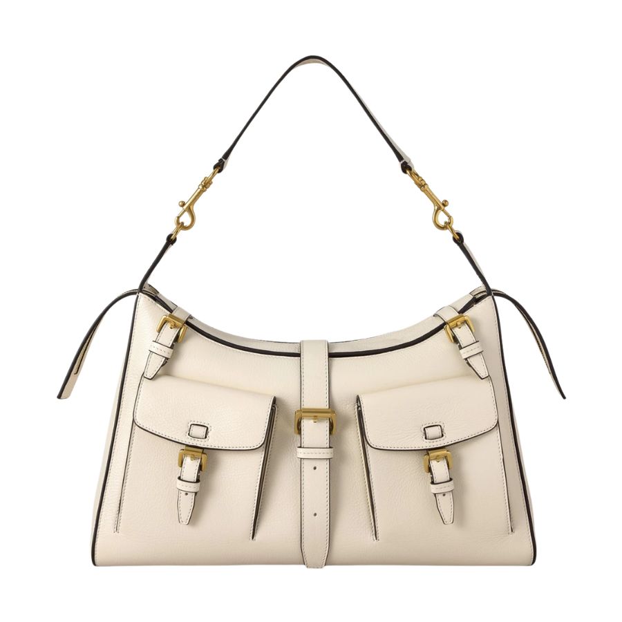 Roxanne Shoulder High Shine Leather Handbag HH0145/748