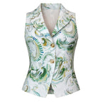 Melodia Womens Linen Waistcoat 2613151032200