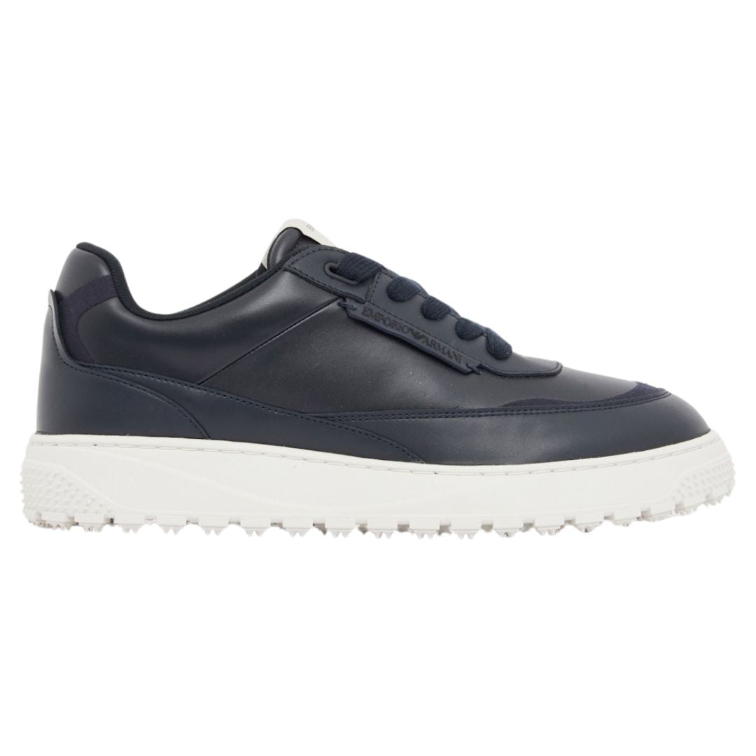 Smooth Leather Mens Lace-up Trainers EM003739 AF19724