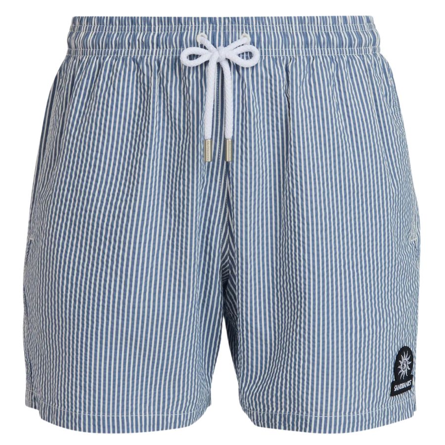 Striped Seersucker Mens Swim Shorts SWM17