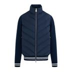 Hybrid Full Zip Mens Puffer Cardigan KNT51
