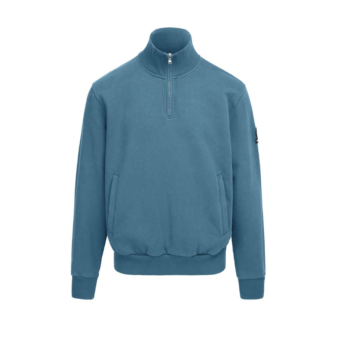 Badge Logo Mens Quarter Zip Sweatshirt MBS16