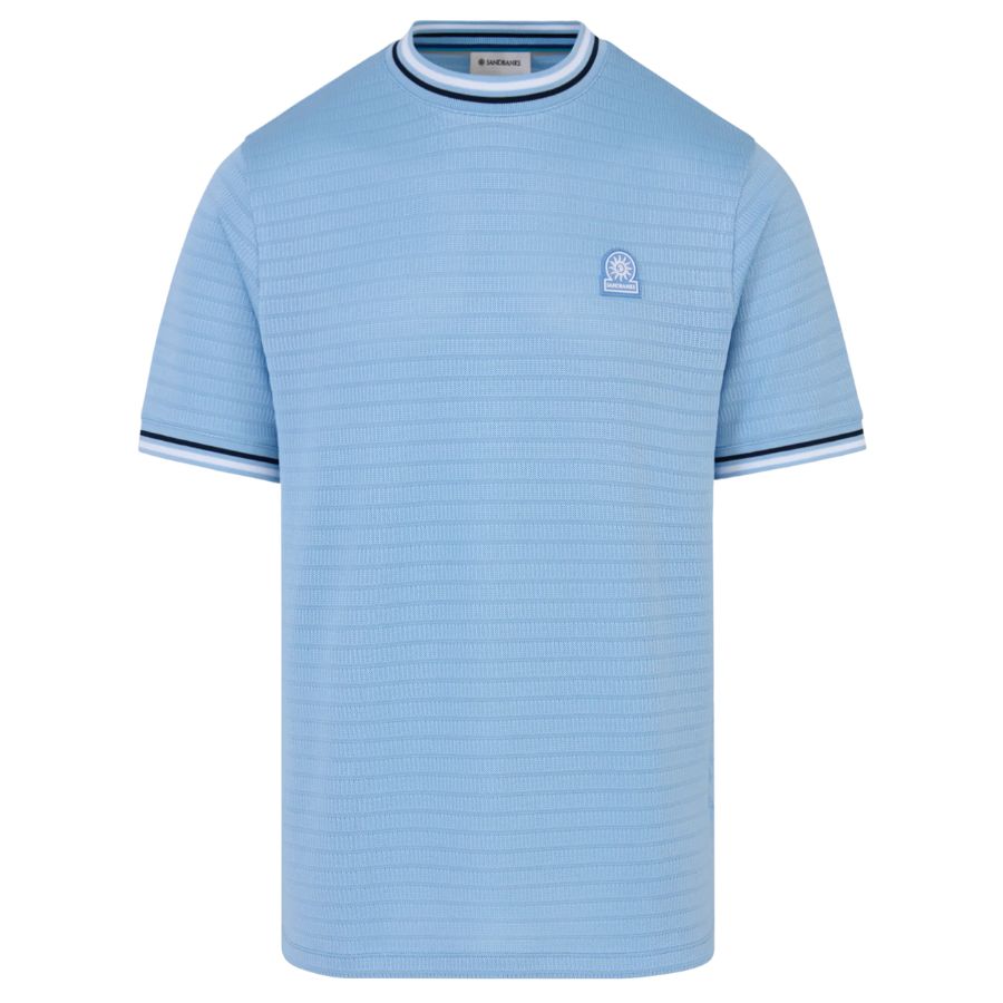 Textured Jacquard Mens T-Shirt MBT12