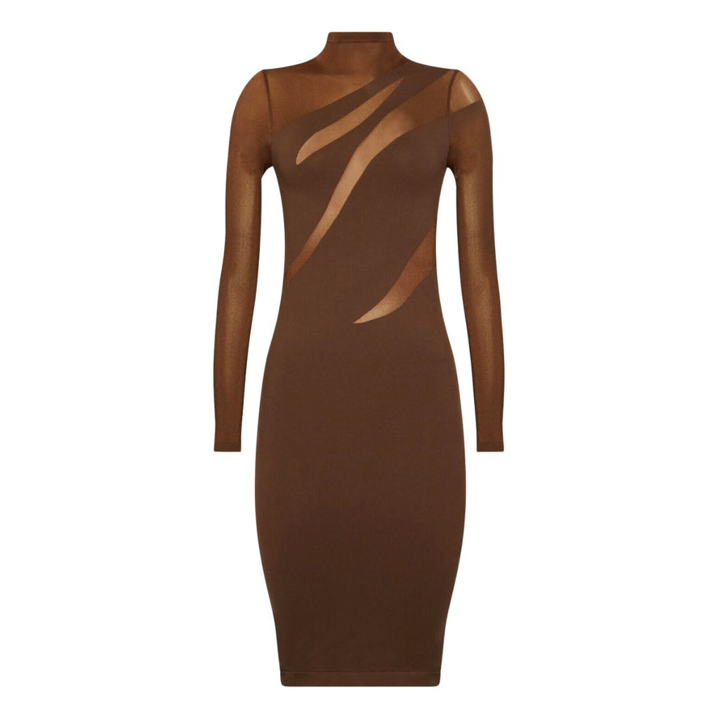 wolford pure cut dress Wolford Pure Stretch-jersey Mini Slip Dress Black Wolford