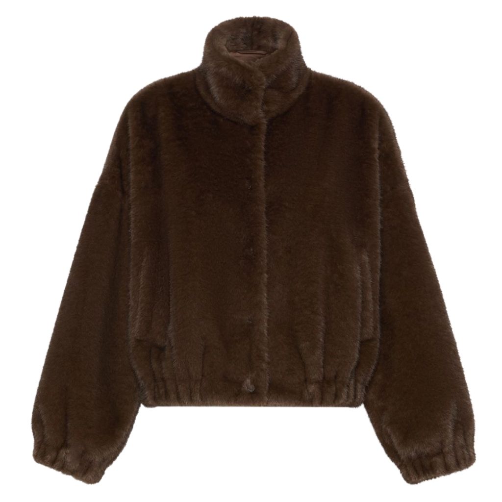 Animone Fluffy Textured Womens Short Jacket 2625086021600