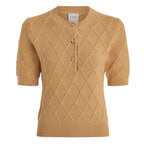Merryn Diamond Knit Womens Top VAR03211