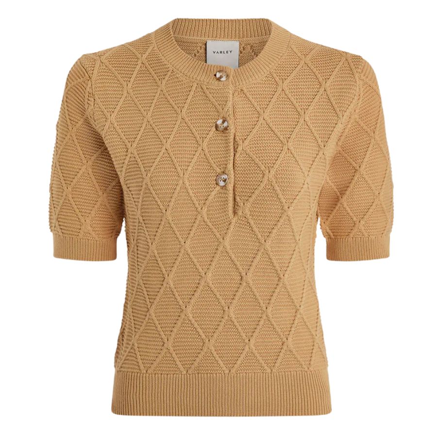 Merryn Diamond Knit Womens Top VAR03211