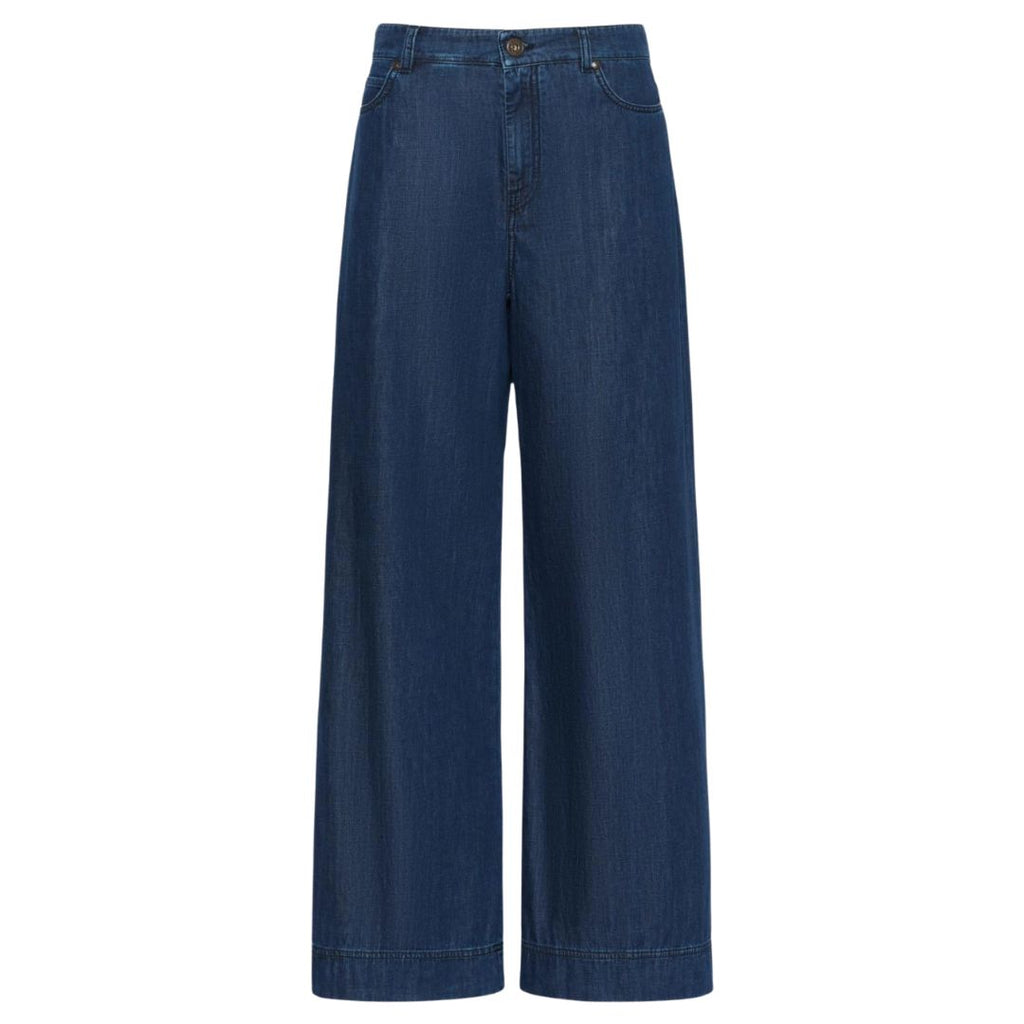 Vega Cotton Denim Womens Wide Leg Jeans 2625186021600
