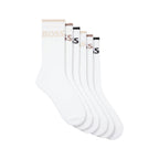 6 Pack Ribbed Short Socks 50510168