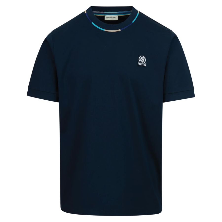 Tri-Colour Neck Mens T-Shirt MGT47