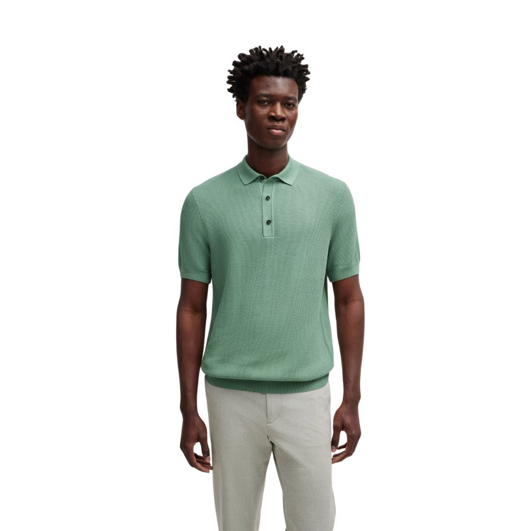 H-Daremo Regular Fit Knitted Polo Shirt 50519615