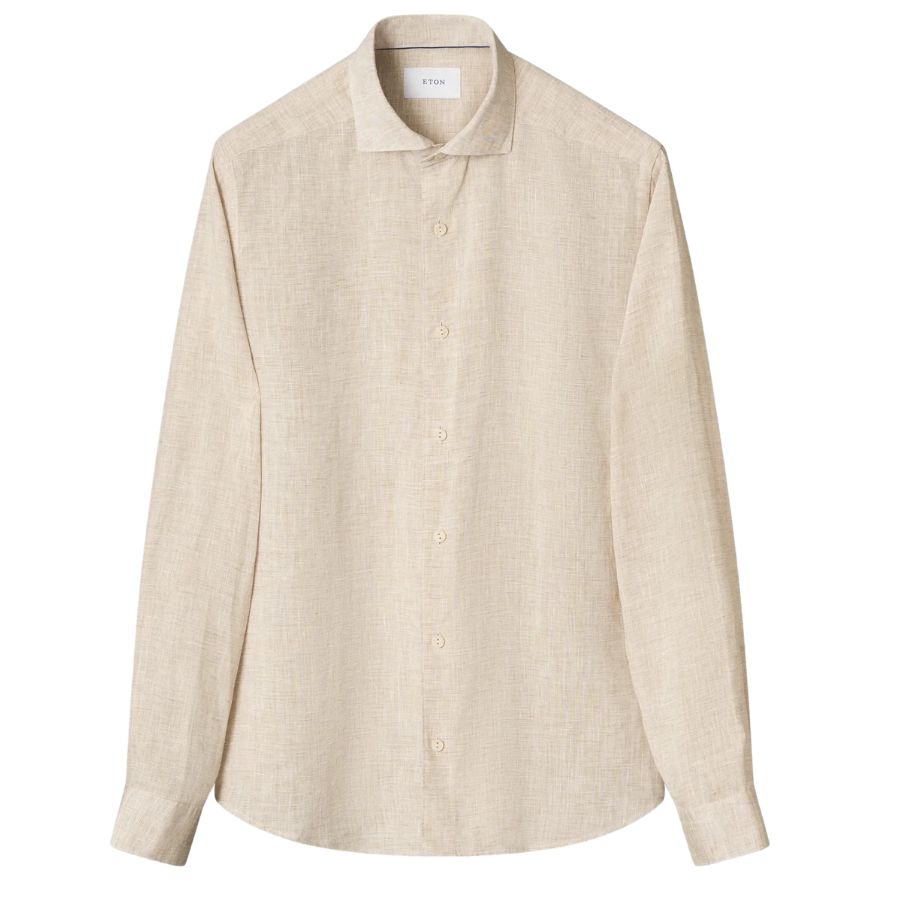 Solid Linen Shirt 100014797