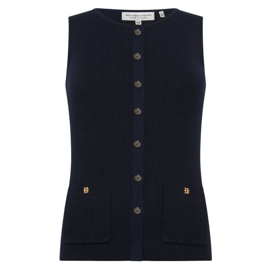 Aubrey Knitted Womens Tank Top