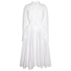 Aimee Womens Collarless Broderie Dress