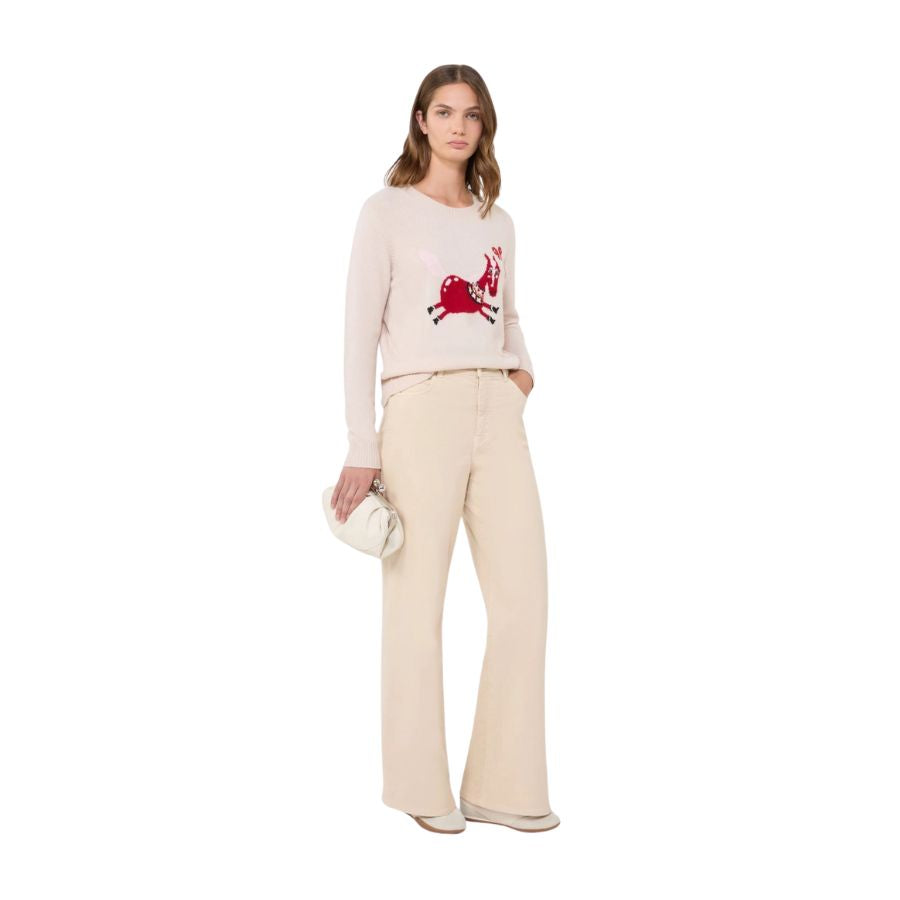 Medina Cotton Drill Wide Leg Womens Trousers 2615131051600