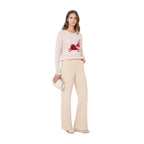 Medina Cotton Drill Wide Leg Womens Trousers 2615131051600