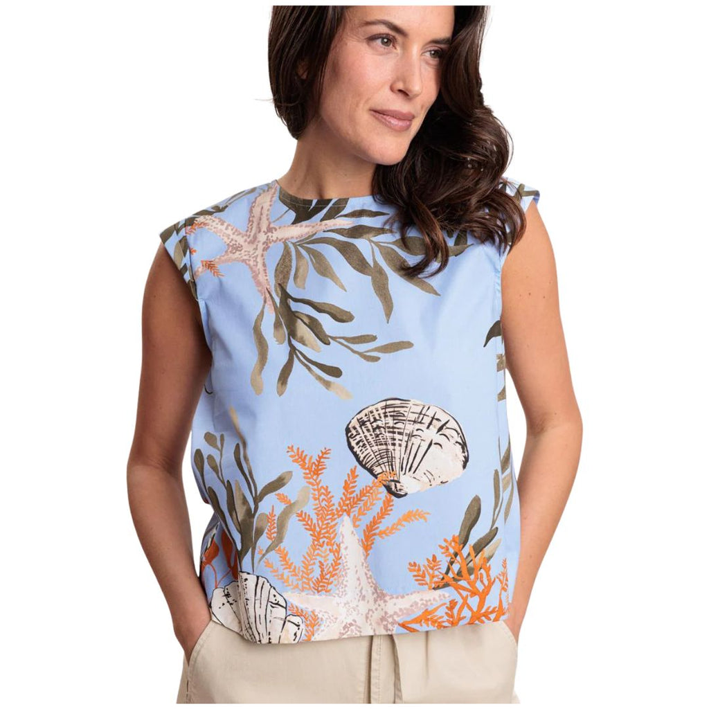 Affine Cotton Blend Womens Top 2613161102200