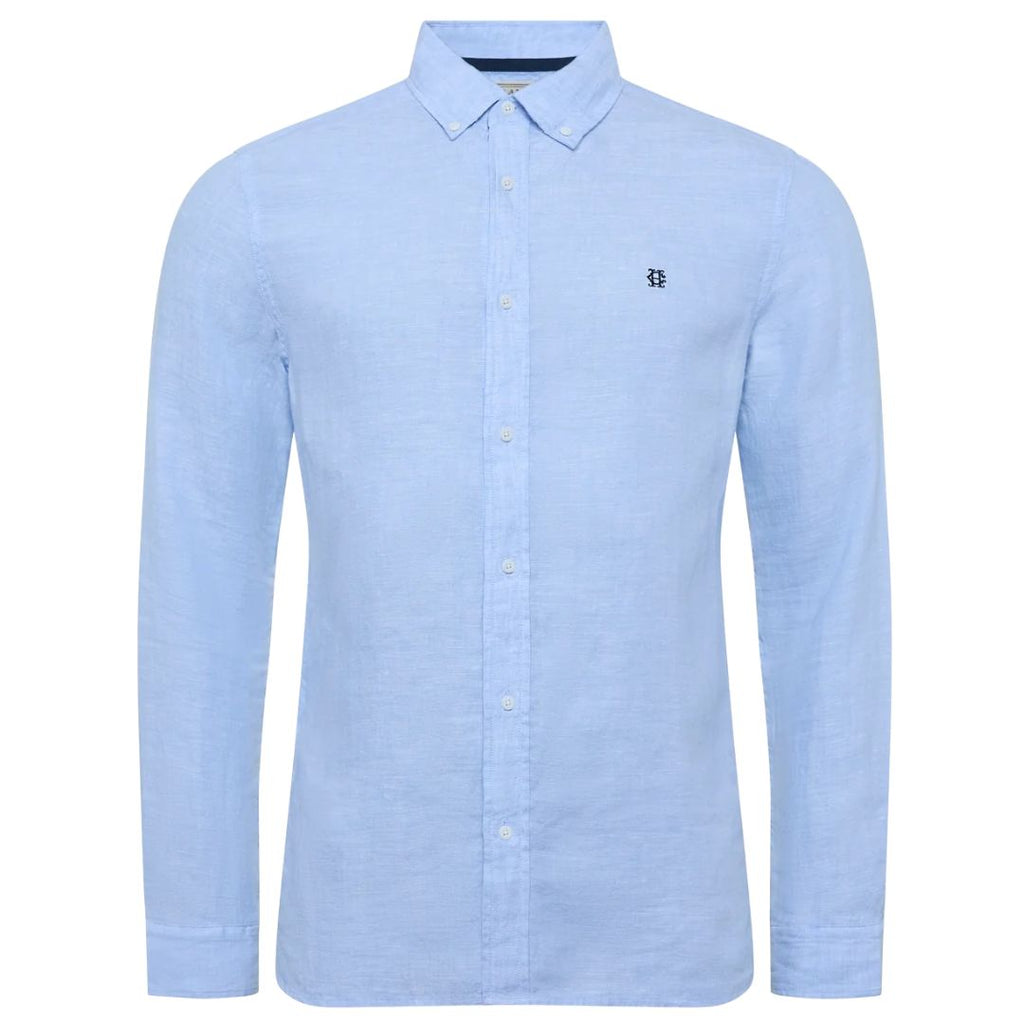 Regular Fit Mens Linen Shirt