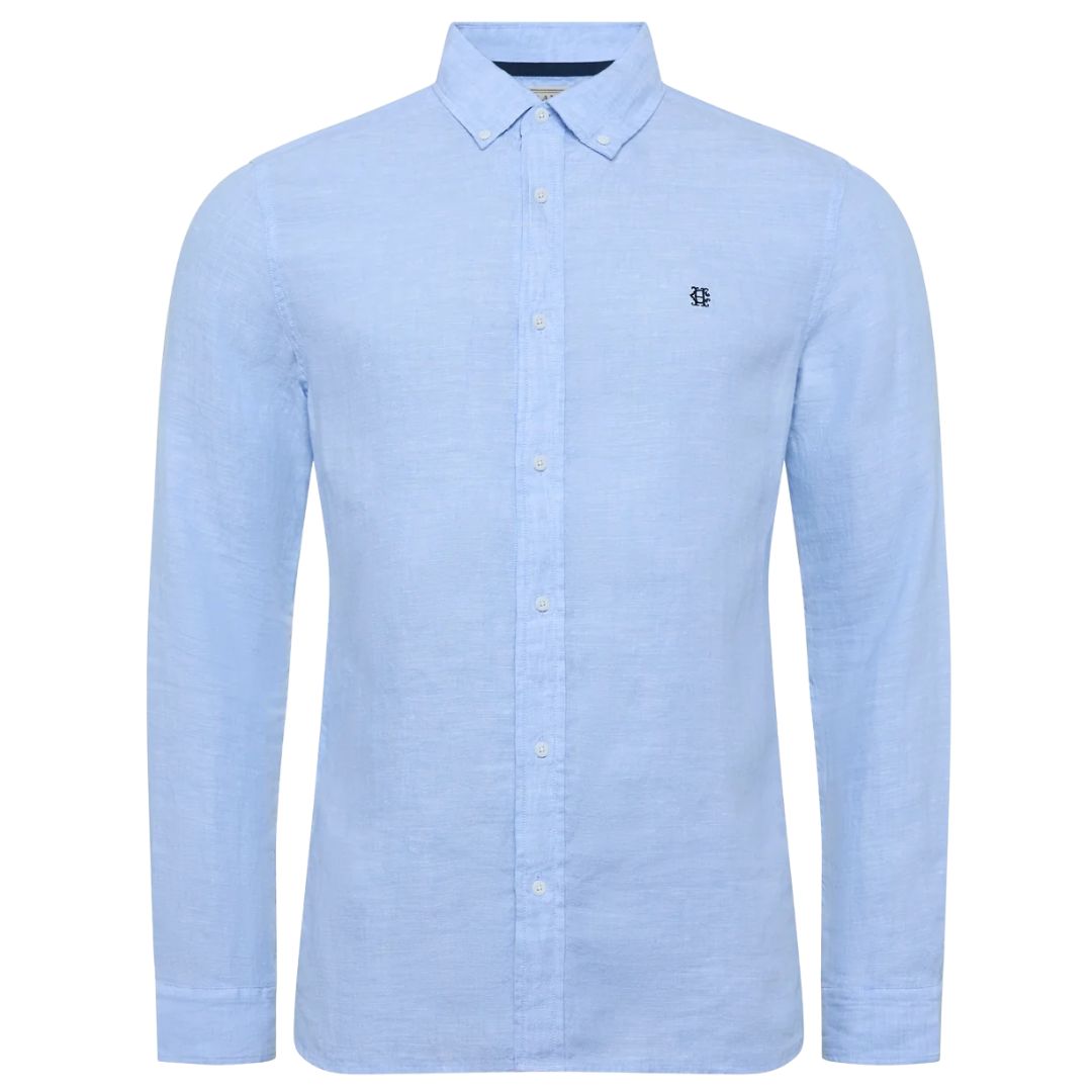 Regular Fit Mens Linen Shirt