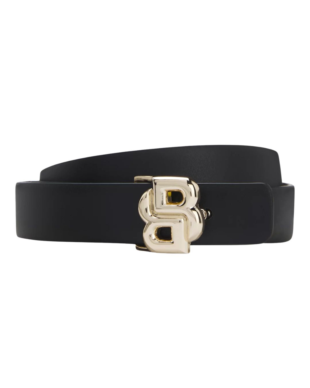 Reversible Leather Belt with Double B Monogram Buckle Reversible Leather Belt with Double B Monogram Buckle