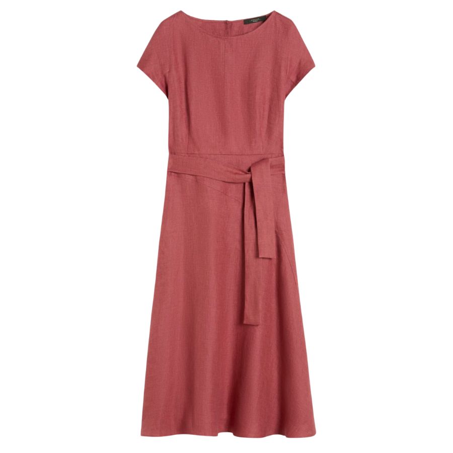 Esordio Linen Canvas Womens Midi Dress 2615221052600