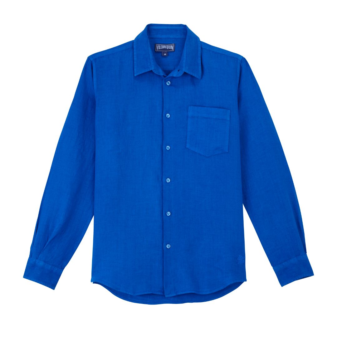 Caroubis Linen Long Sleeve Shirt CRSH9U10