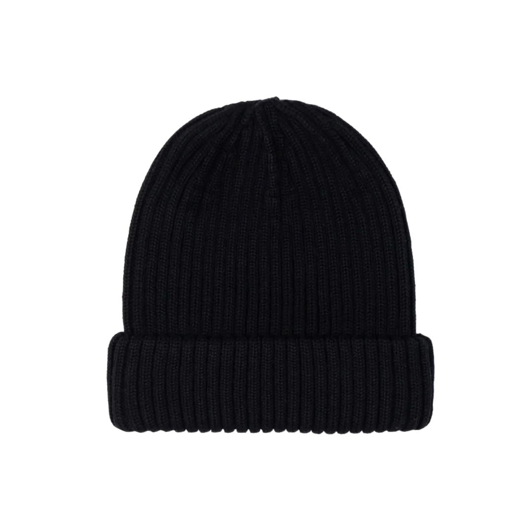 Badge Logo Merino Wool Mens Beanie ACC01