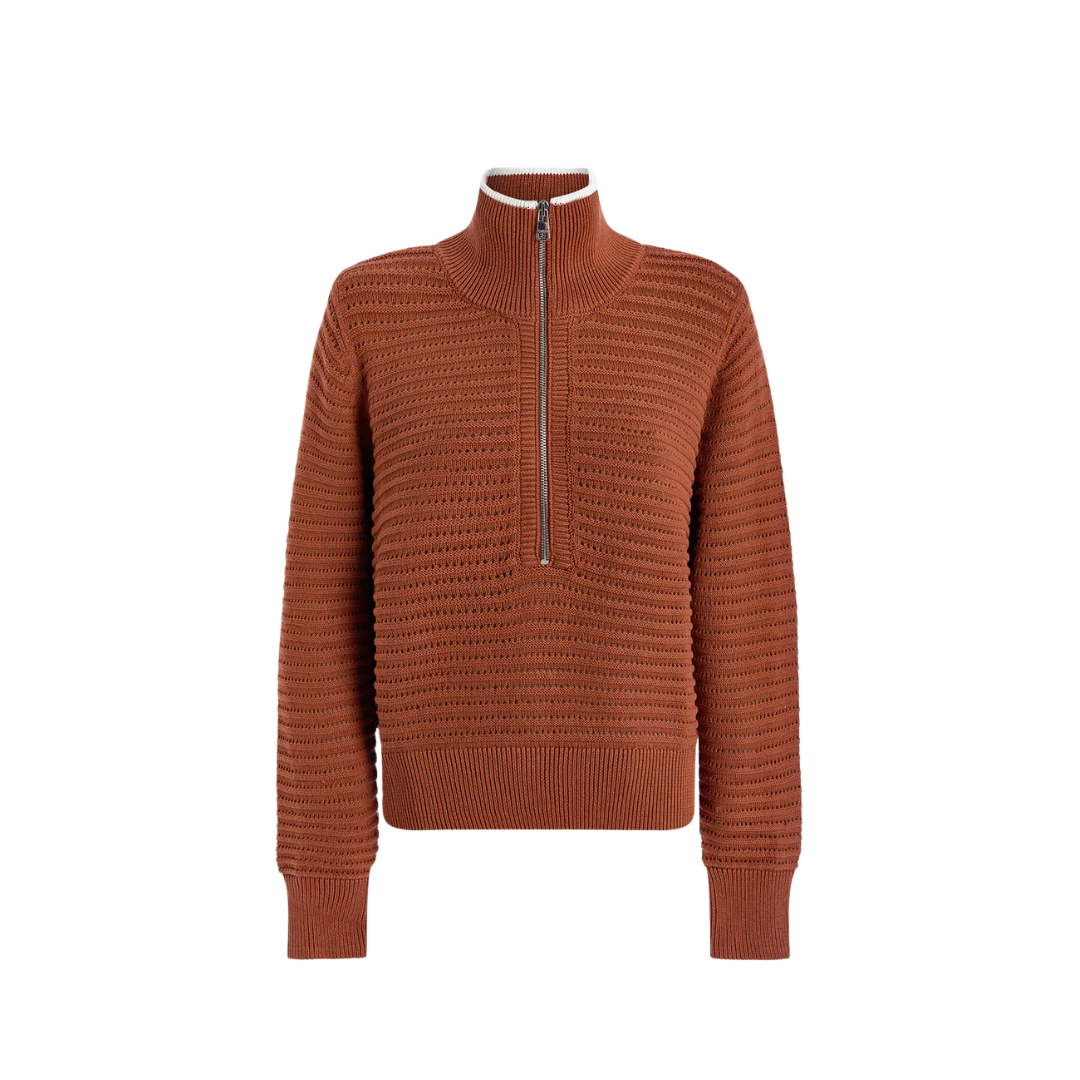 Morwenna 1/2 Zip Knit Womens Jumper VAR03185